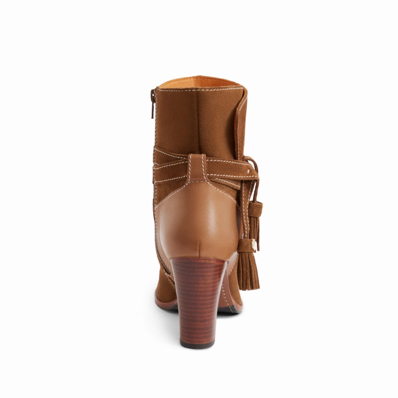 Mega Hot Offer Fairfax & Favor Dorset Suede Ladies Ankle Boot - Tan