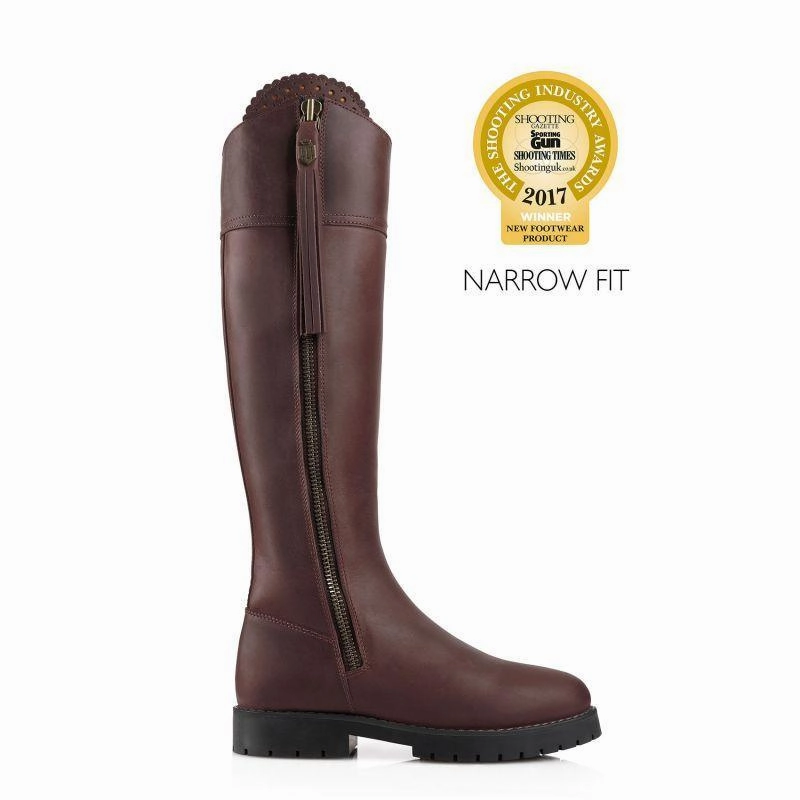 Fairfax & Favor Explorer Narrow Fit Ladies Waterproof Boots - Mahogany Flash Sale Alert Now MustHave Clearance