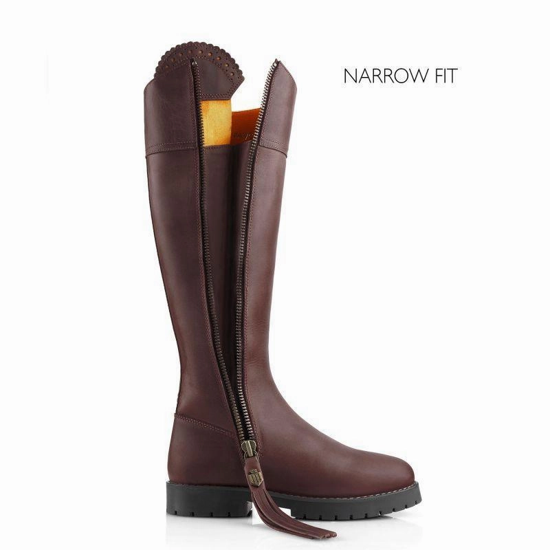 Steal Todays Offer Fairfax & Favor Explorer Narrow Fit Ladies Waterproof Boots - Mahogany