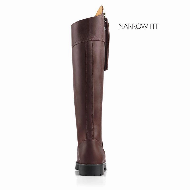 Fairfax & Favor Explorer Narrow Fit Ladies Waterproof Boots - Mahogany Last Chance Steal