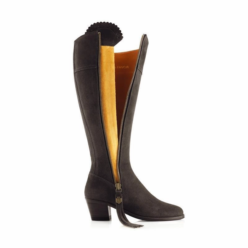 Hot Deals Today EndofWeek Deals Fairfax & Favor Heeled Regina Sporting Fit Ladies Suede Boot - Chocolate