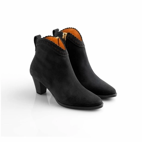 Flash Sale Alert Limited Edition Offer Fairfax & Favor Regina Ladies Suede Ankle Boot - Black