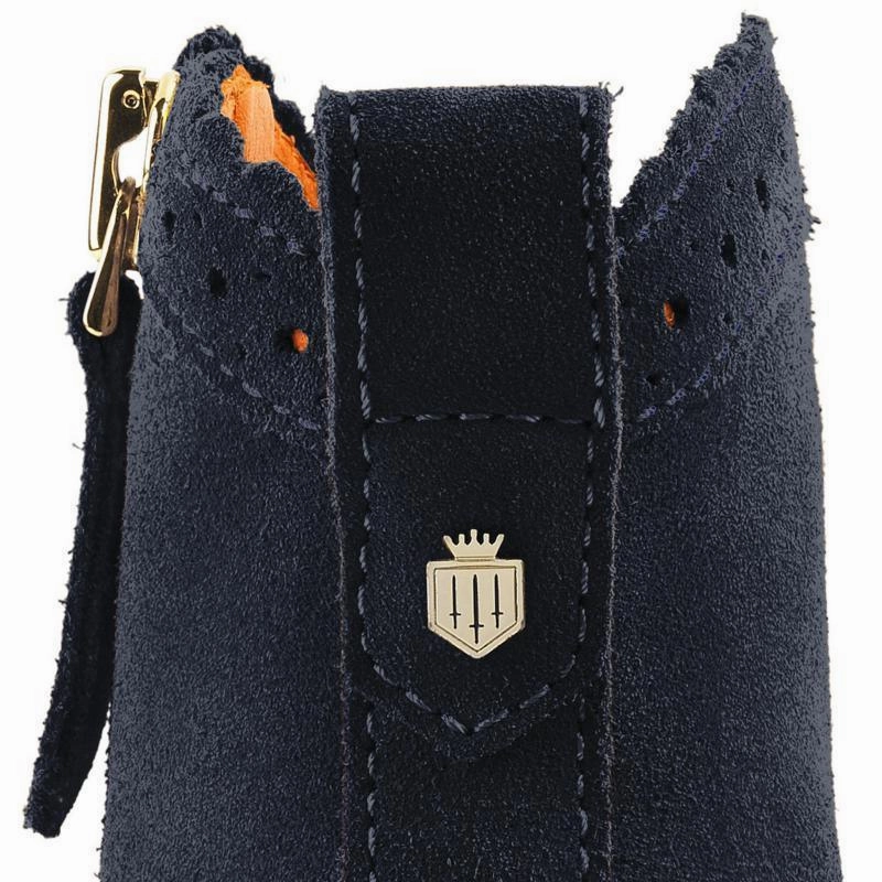 Fairfax & Favor Regina Ladies Suede Ankle Boot - Navy Grab It Before Gone