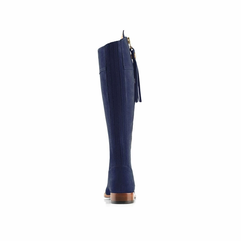 Fairfax & Favor Regina Ladies Suede Boot - Ink Instant Discount