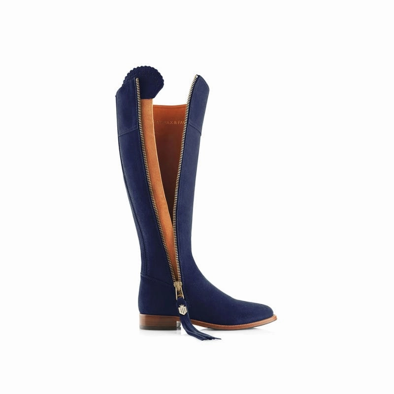 Fairfax & Favor Regina Ladies Suede Boot - Ink Big Savings Alert
