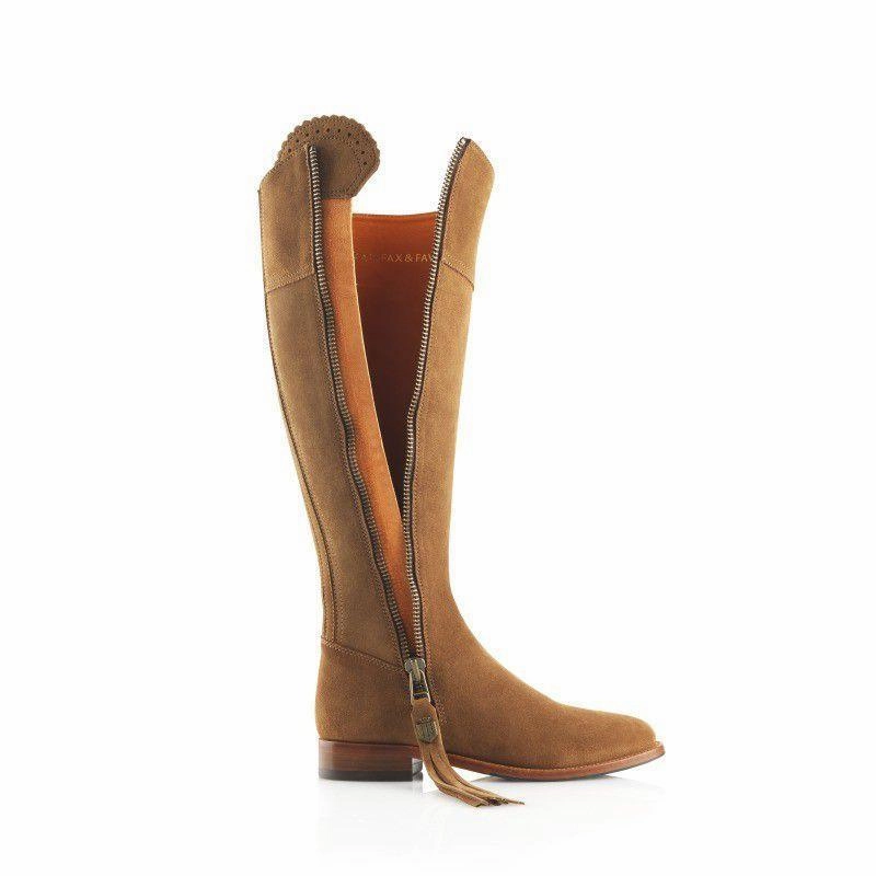 Trending Hot Picks Todays Mega Savings Fairfax & Favor Regina Ladies Suede Boot - Tan