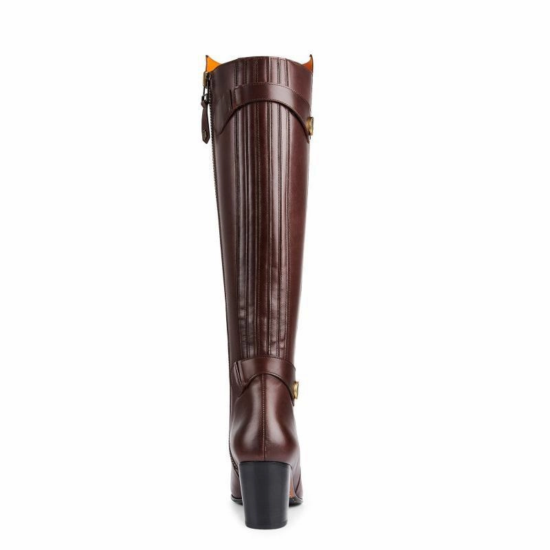 Shop Todays Picks Hot Offer Ending Soon Fairfax & Favor Upton Heeled Ladies Boot - Mahogany