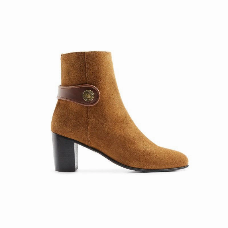 Fairfax & Favor Upton Ladies Ankle Boot - Tan Weekend Sale Special Last Chance Offer