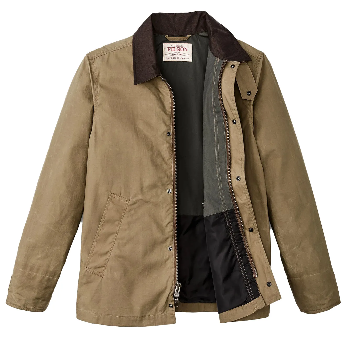 Filson Ranger Short Field Jacket Dark Beige Exclusive Online Deal
