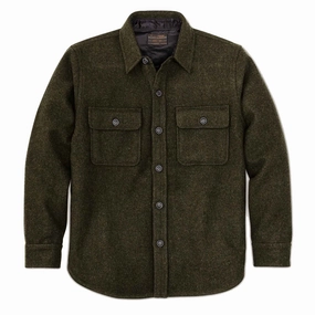 Trending Offer Today Filson Cpo Wool Jac-Shirt Forest Green