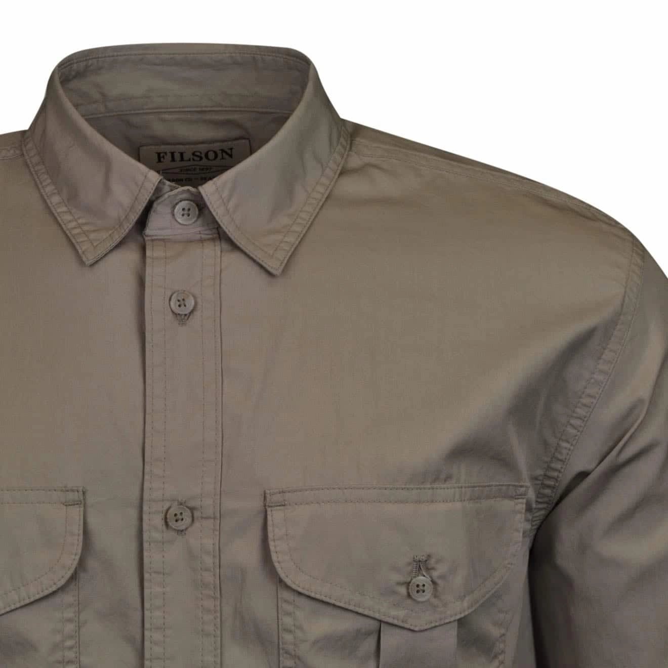 Best Seller Deal Filson Feather Cloth Shirt Desert Tan