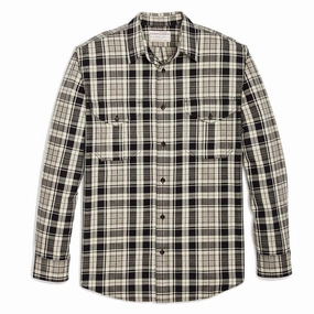 New Arrival Discount MustHave Steals Filson Lightweight Alaskan Guide Shirt Cream / Black / Gray