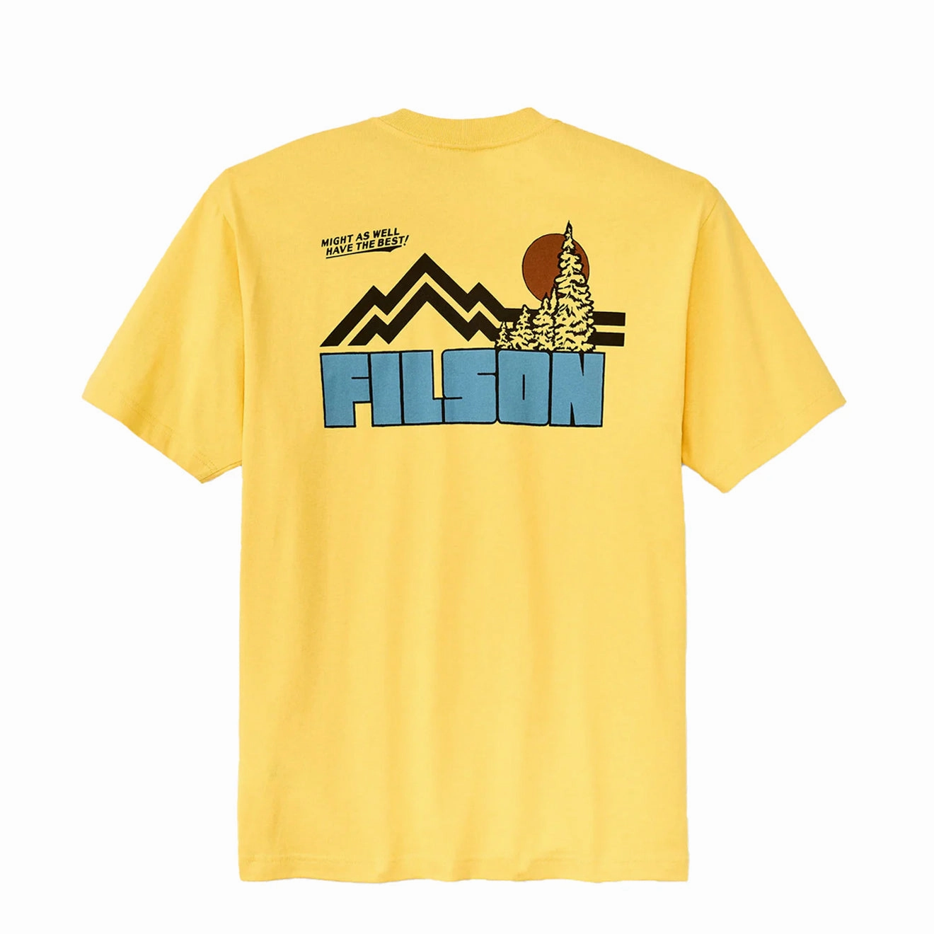 Last Chance Offer EndofWeek Deals Filson S/S Frontier Graphic T-Shirt Aspen Gold / Sun
