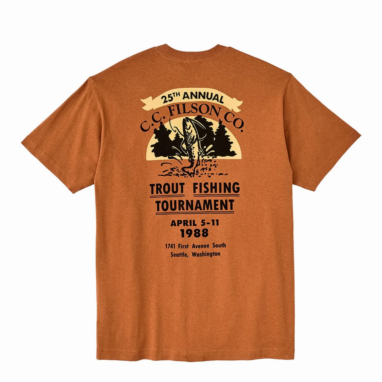 Filson S/S Frontier Graphic T-Shirt Bourbon / Tournament Clearance Blowout Dont Miss Out