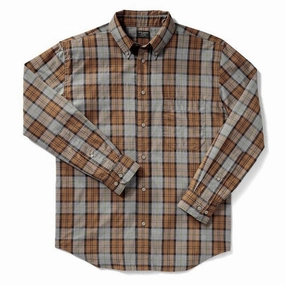 Filson Sutter Sport Shirt Bronze Heather Gray Todays Special Picks