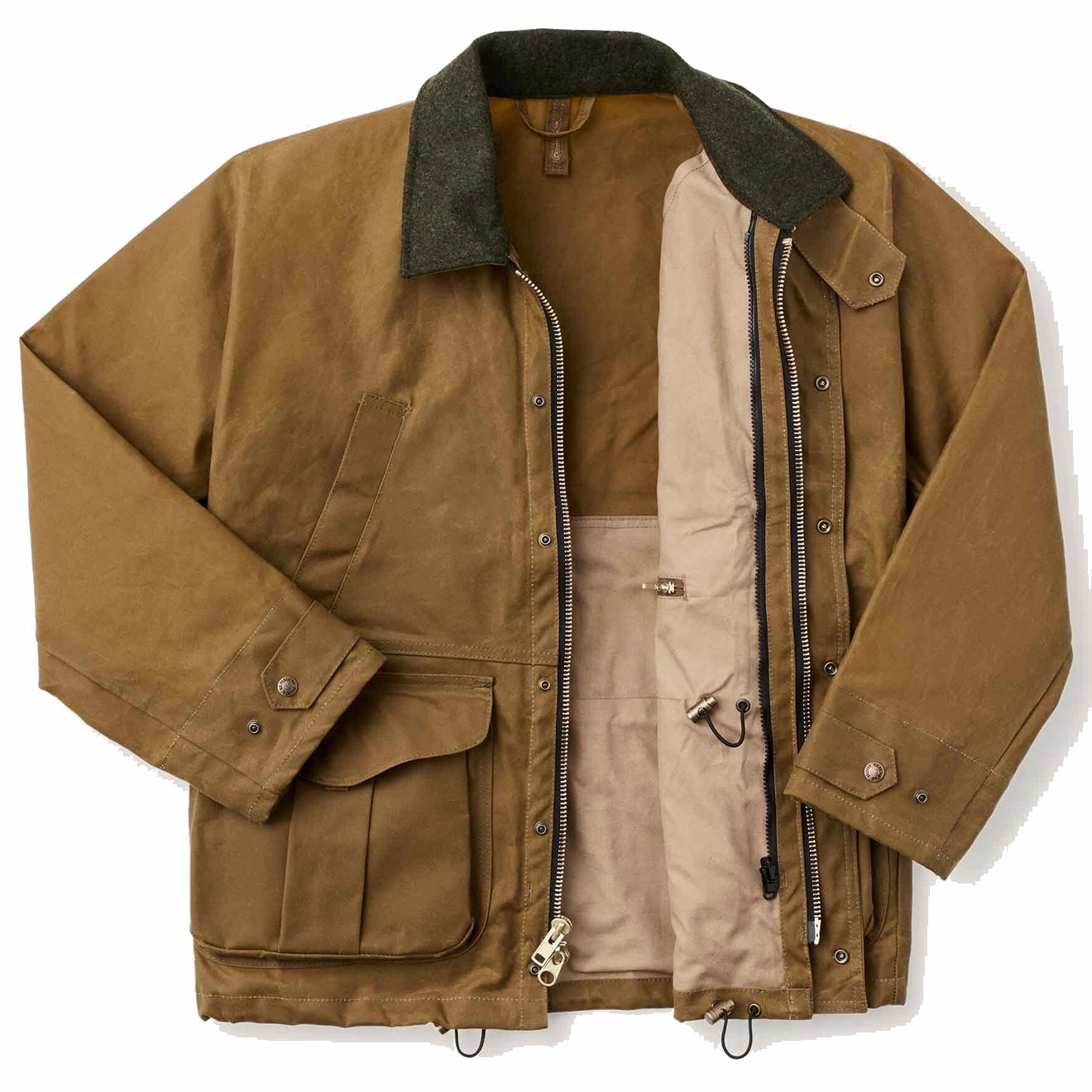 Flash Offer Today Filson Tin Cloth Field Jacket Dark Tan