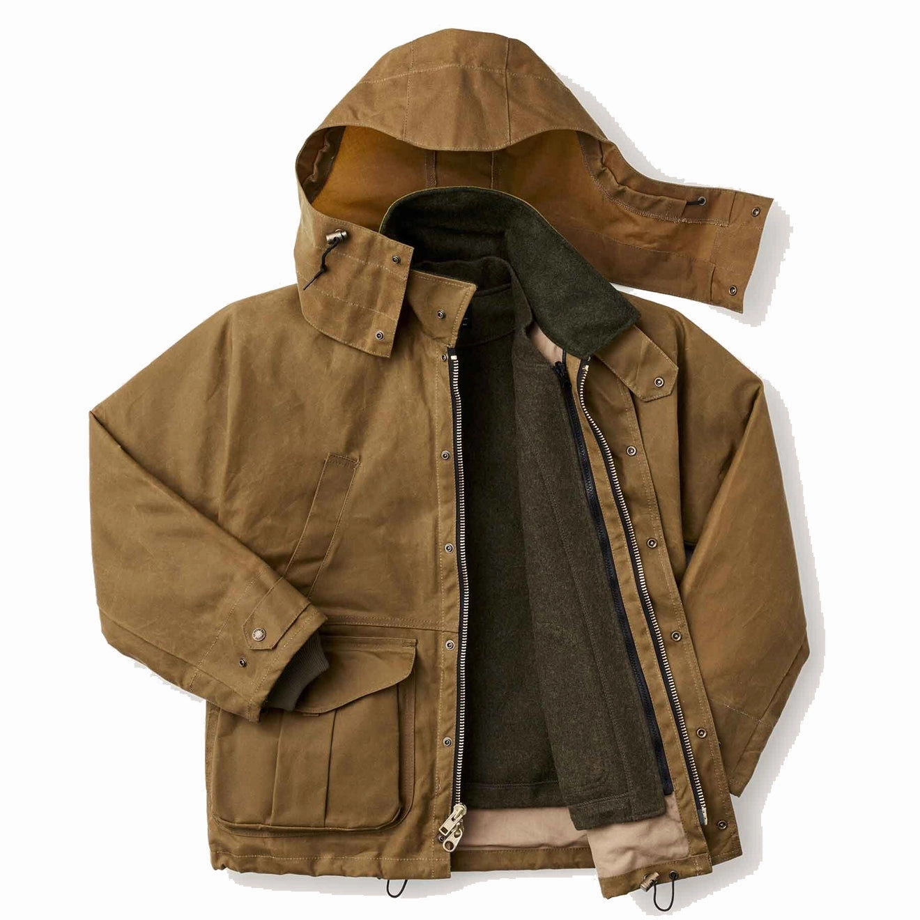 Filson Tin Cloth Field Jacket Dark Tan Todays Hot Pick Flash Sale Alert Now