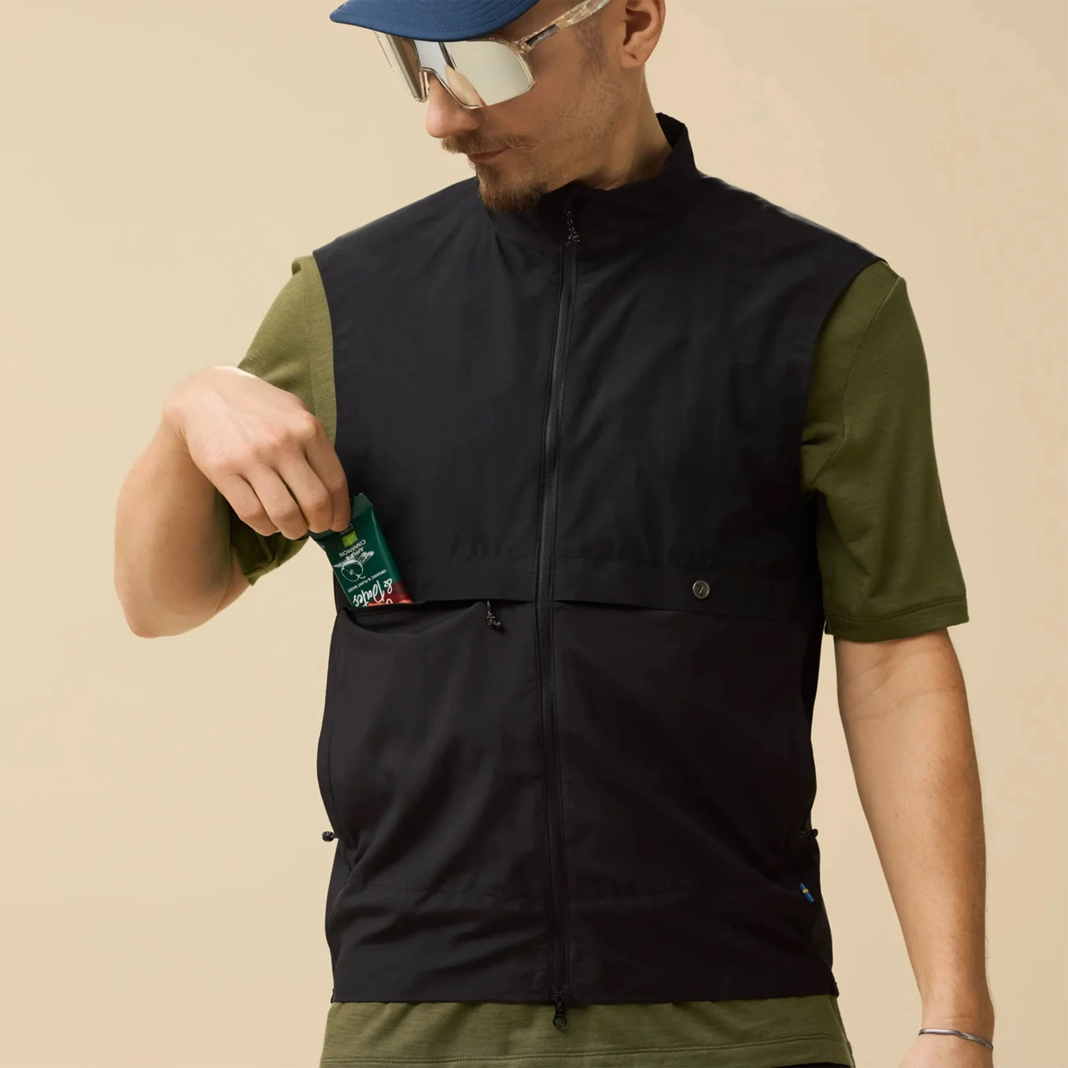 Fjallraven Hoja Adventure Vest Black Save Today Event Flash Discount Today
