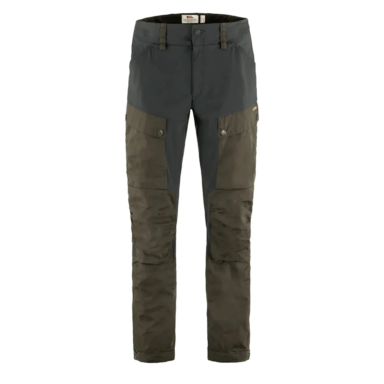 Todays Special Savings Flash Discount Today Fjallraven Keb Trousers Reg Leg Dark Olive / Dark Grey