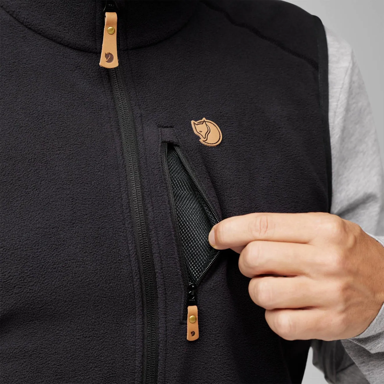 Big Hot Sale Fjallraven Ovik Lite Fleece Vest Dark Navy