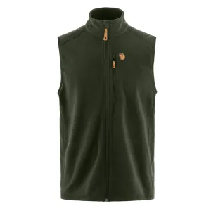 Mega Hot Offer Fjallraven Ovik Lite Fleece Vest Deep Forest