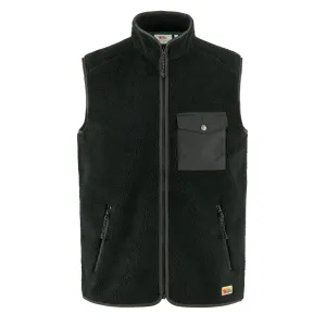 Fjallraven Vardag Pile Fleece Vest Black / Dark Grey Trending Hot Deal Hot Sale Frenzy
