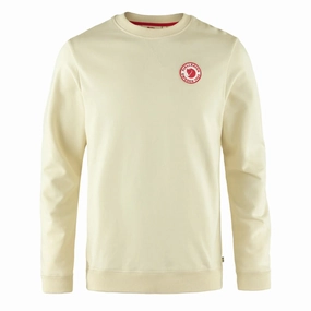 Fjallraven 1960 Logo Badge Sweater Chalk White Trending Hot Deal Hot Deal Alert