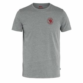Surprise Discount Today Weekend Specials Fjallraven 1960 Logo T-Shirt Grey Melange