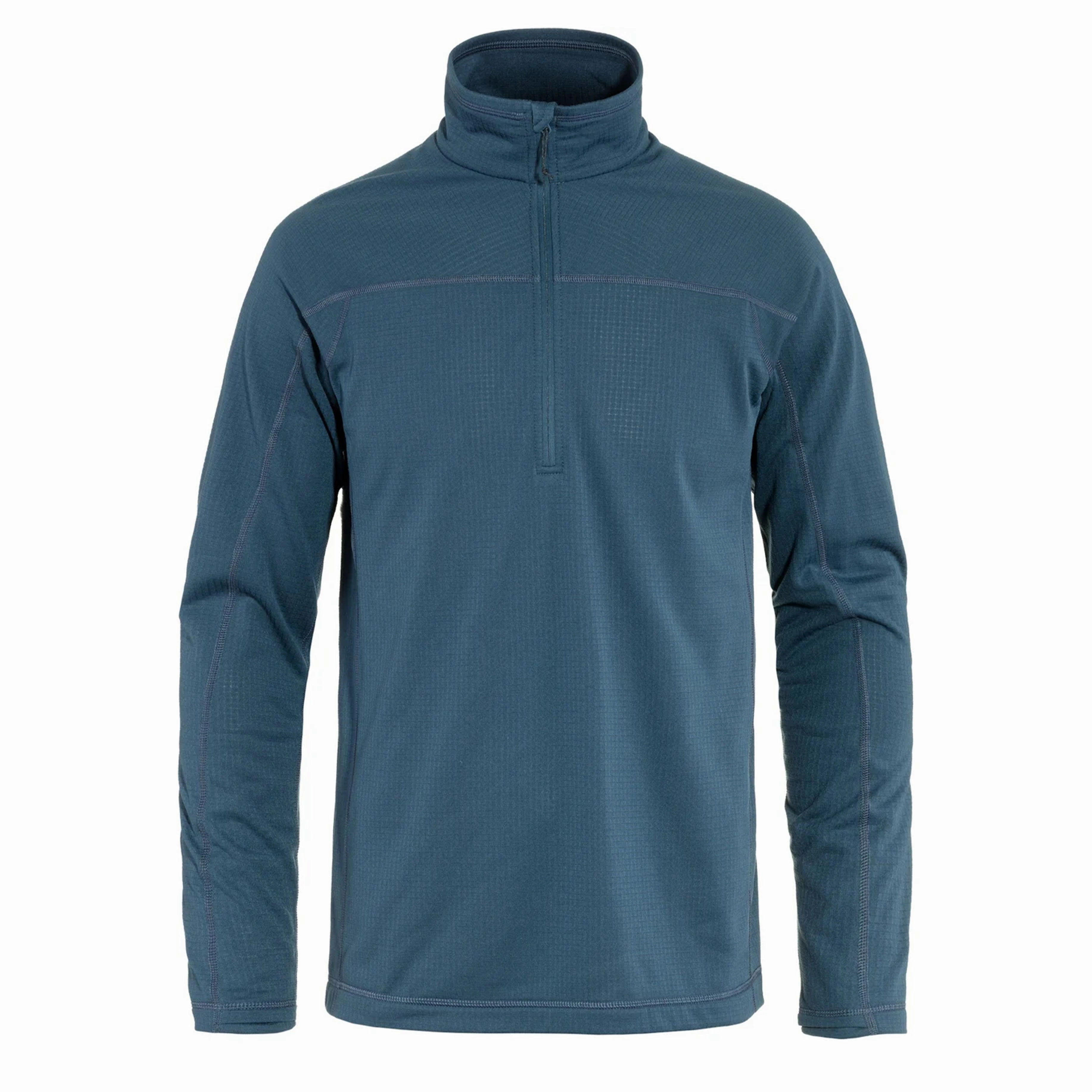 Fjallraven Abisko Lite Fleece Half Zip Indigo Blue Today Only Offer