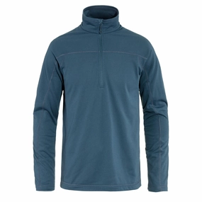 Fjallraven Abisko Lite Fleece Half Zip Indigo Blue Today Only Offer