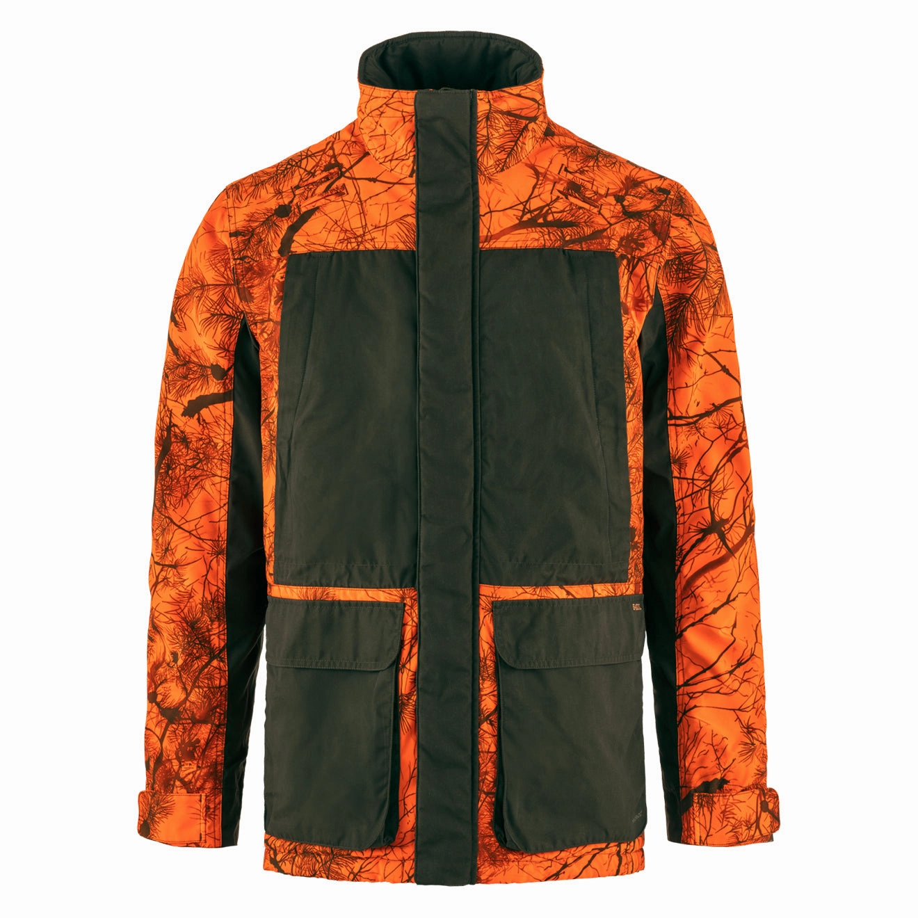 Limited Stock Deals Fjallraven Brenner Pro Padded Jacket Orange Multi Camo / Deep Forest