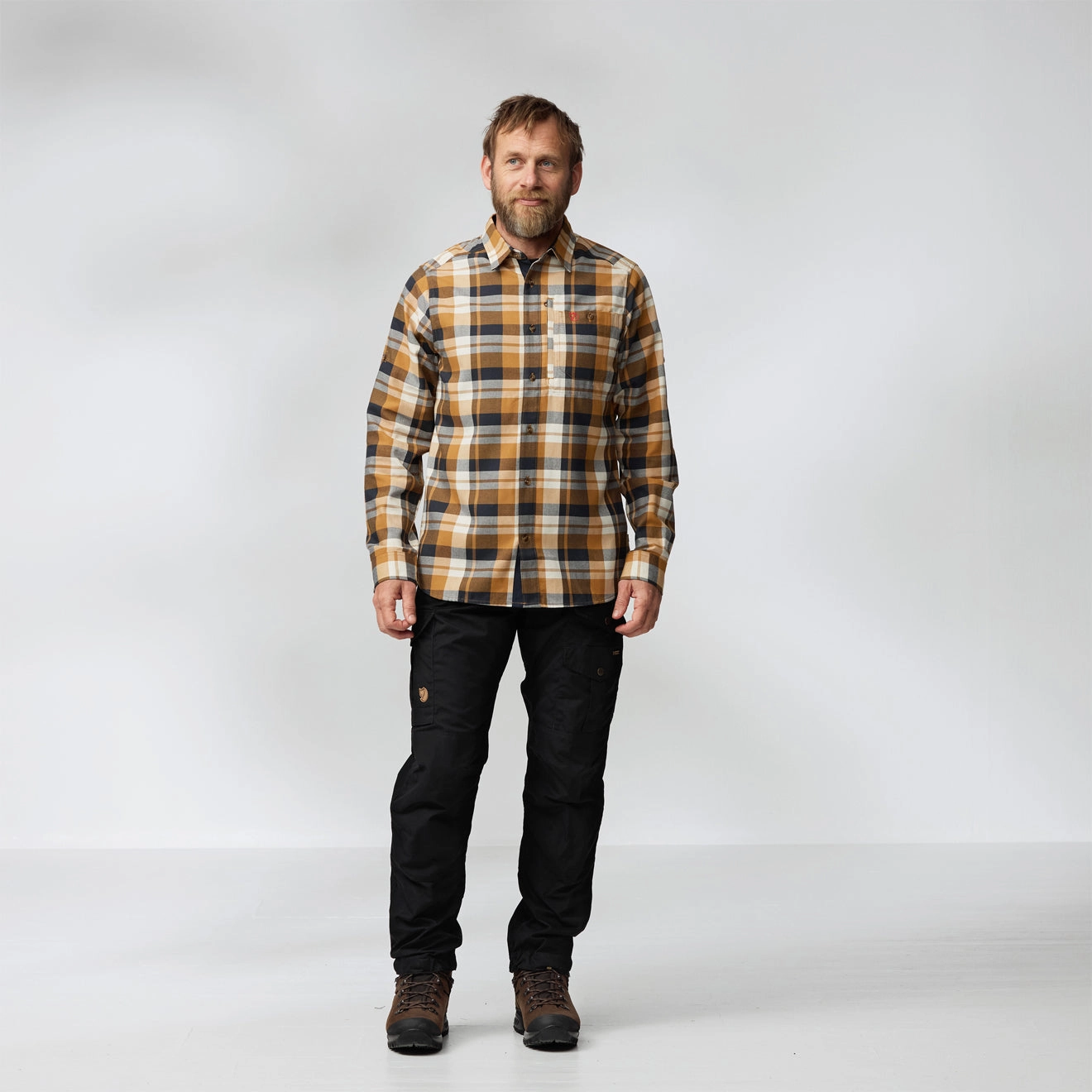 Surprise Discount Today Fjallraven Fjallglim Shirt Autumn Leaf