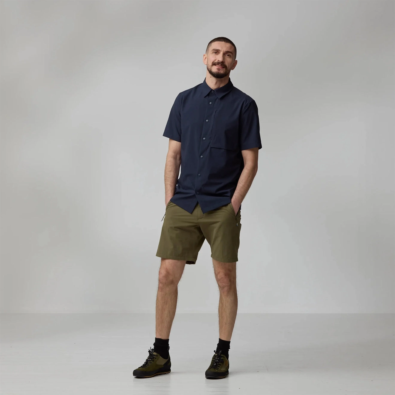 Fjallraven High Coast Pack Shirt Ss Dark Navy Big Hot Sale Weekend Flash Offer