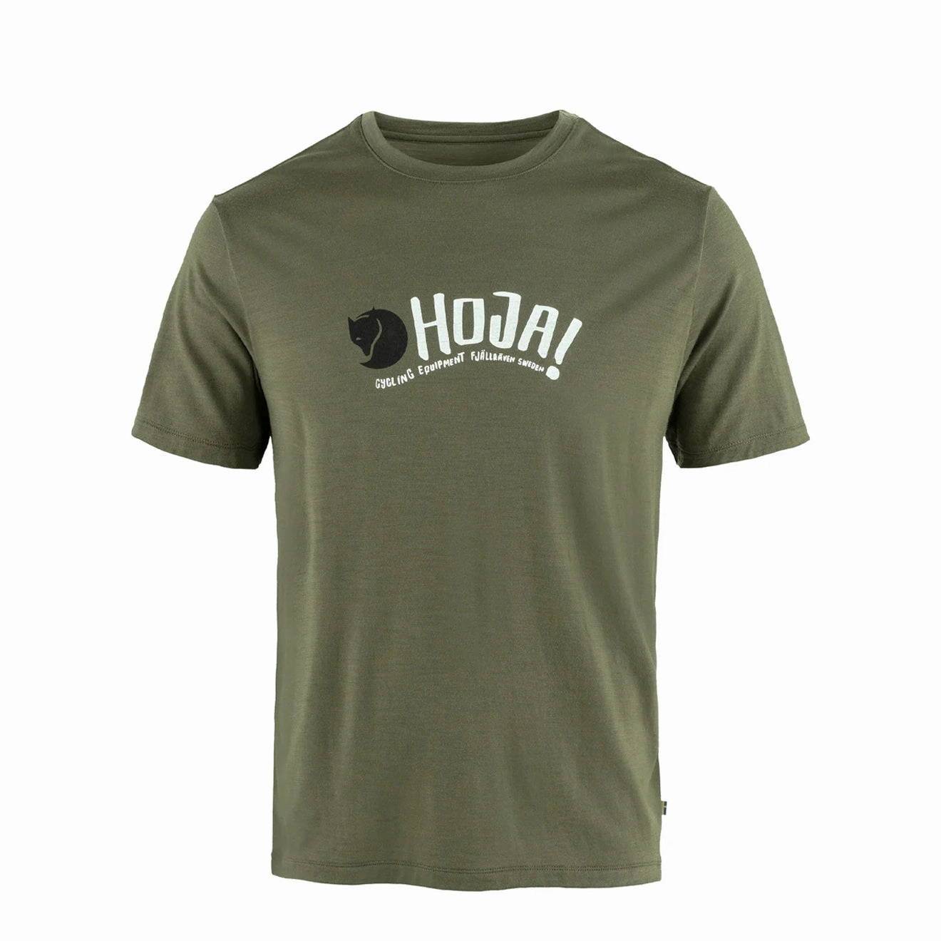 Fjallraven Hoja Wool T-Shirt Laurel Green Shop Hot Deals Limited Stock Deals