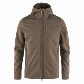 Fjallraven Keb Fleece Hoodie Suede Brown Save Today Event