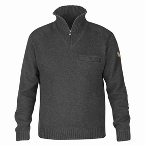 Fjallraven Koster Sweater Dark Grey Special Deal Frenzy Exclusive Deal Inside