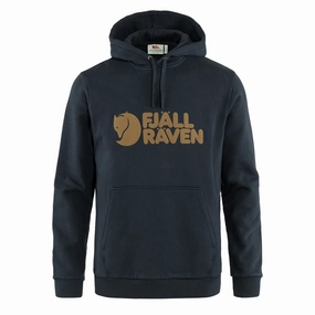 Fjallraven Logo Hoodie Dark Navy Save More Now Hot Pick Sale