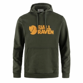 Fjallraven Logo Hoodie Deep Forest Sweet Deal Today