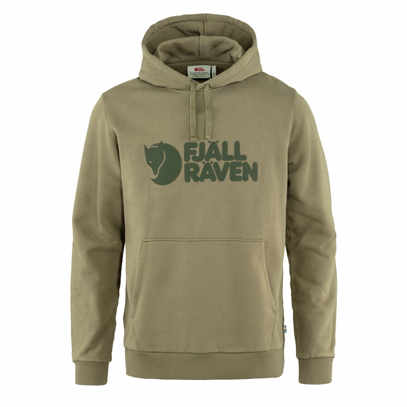 Fjallraven Logo Hoodie Light Olive Shop Hot Picks