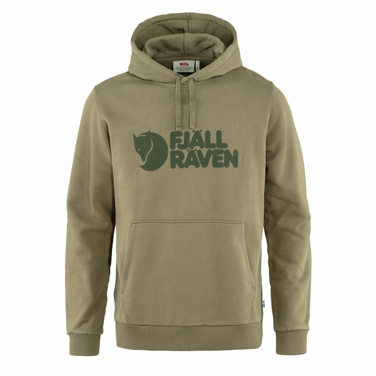 Fjallraven Logo Hoodie Light Olive Grab Your Savings Grab It Fast