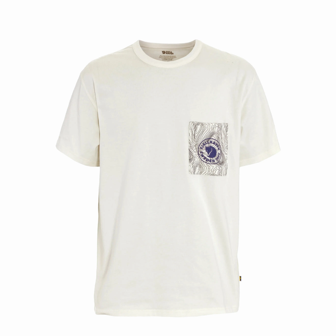 Grab Save Today Hot Pick of the Day Fjallraven Logo Pocket T-Shirt Eggshell