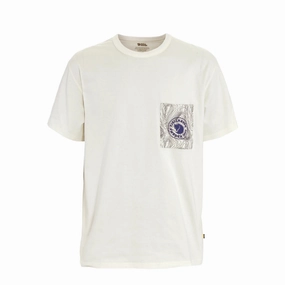 Grab Save Today Hot Pick of the Day Fjallraven Logo Pocket T-Shirt Eggshell