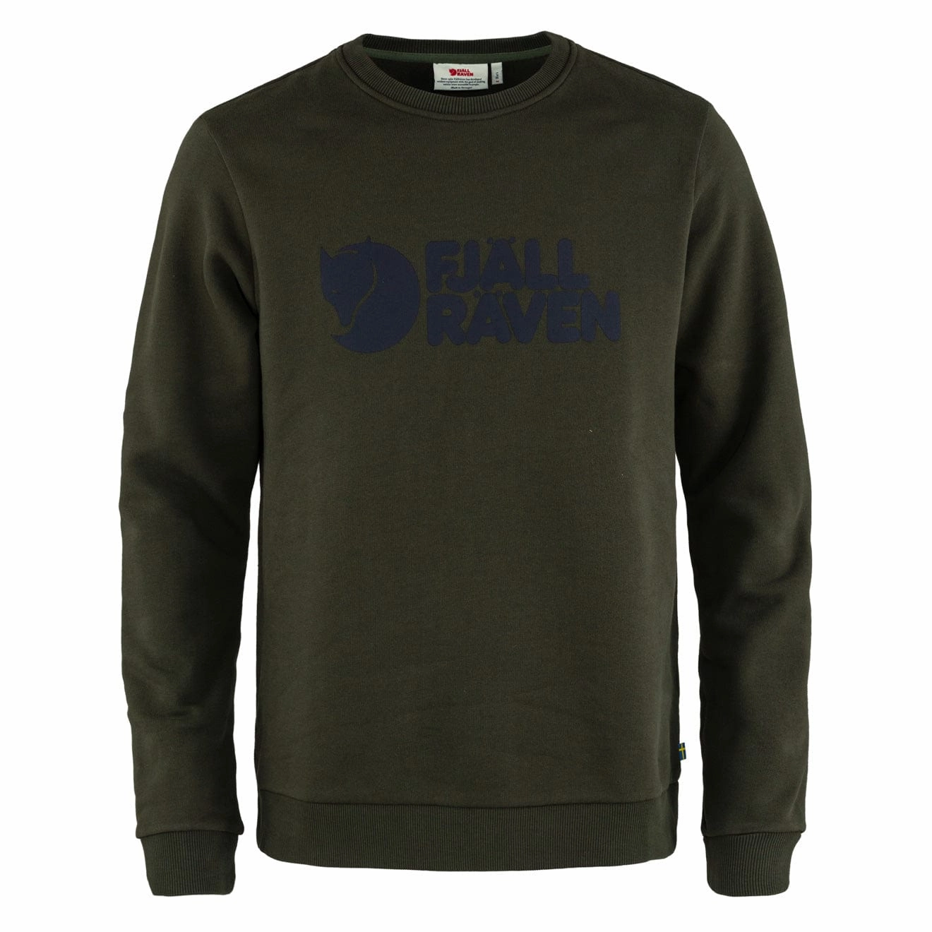 Clearance Event Alert Fjallraven Logo Sweater Deep Forest