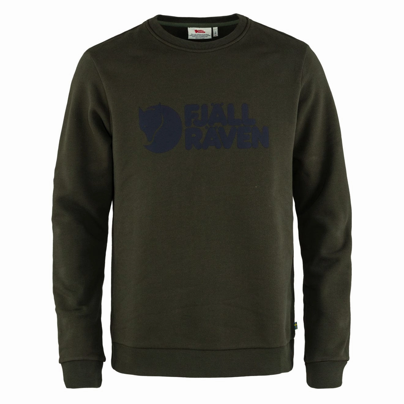 Fjallraven Logo Sweater Deep Forest Today Only Hot Pick Today Only Special