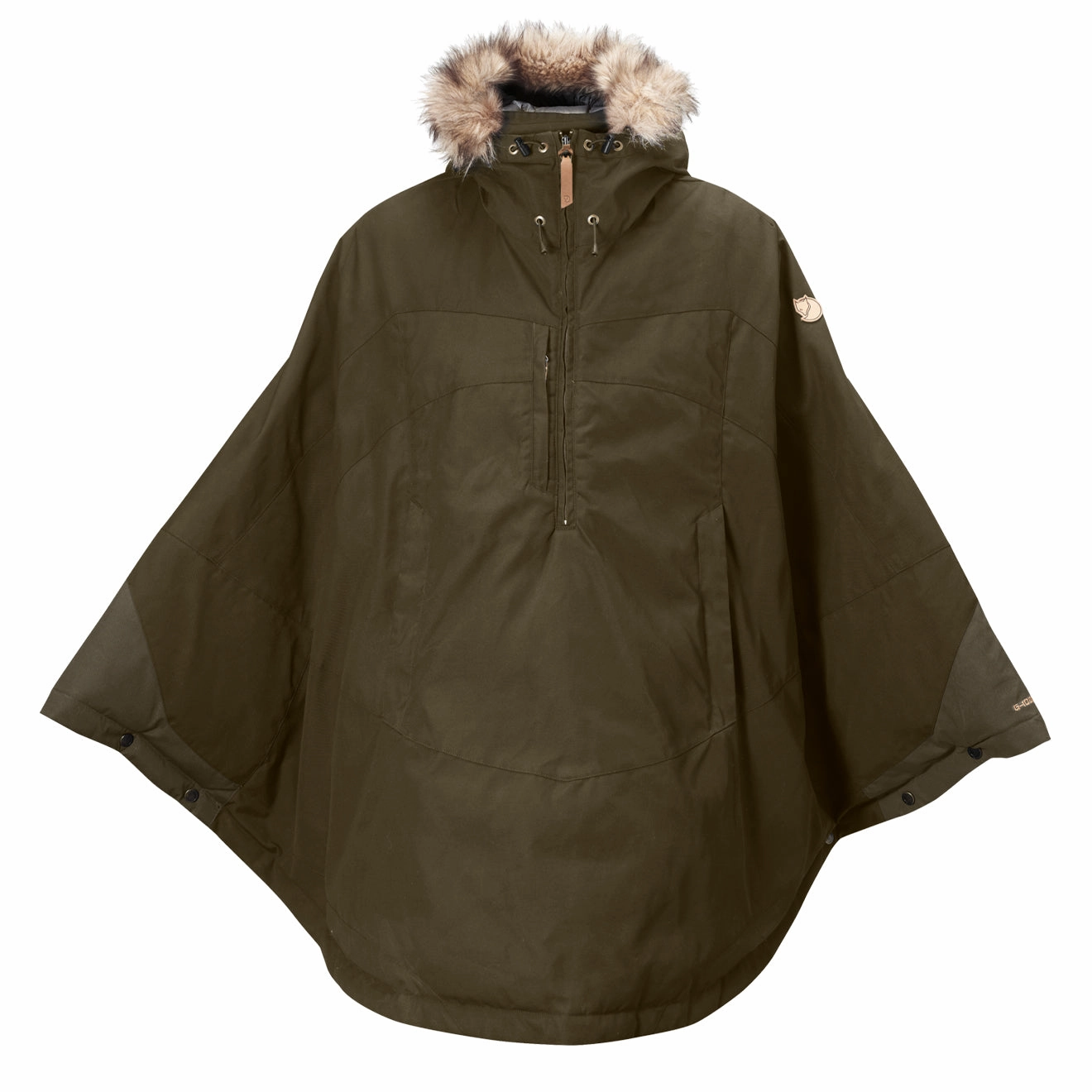 Limited Time Steal Limited Stock Hot Deal Fjallraven Luhkka Cape Dark Olive