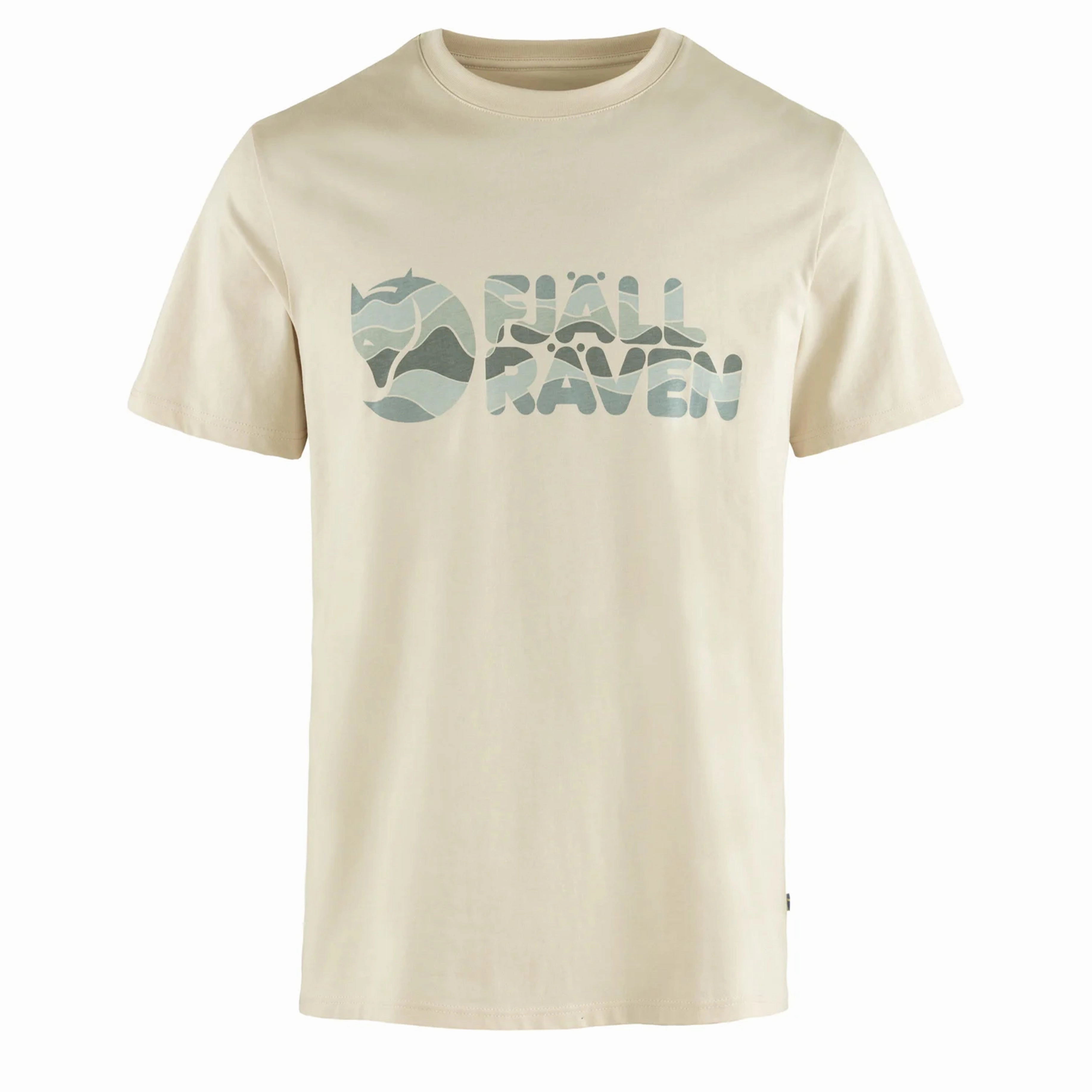 Today Only Hot Sale Hot Price Drop Fjallraven Multicolor Logo T-Shirt Chalk White