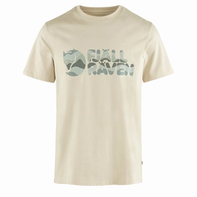 Today Only Hot Sale Hot Price Drop Fjallraven Multicolor Logo T-Shirt Chalk White