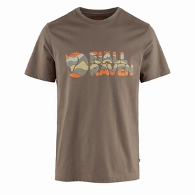 Save Big Today MustHave Deals Fjallraven Multicolor Logo T-Shirt Suede Brown