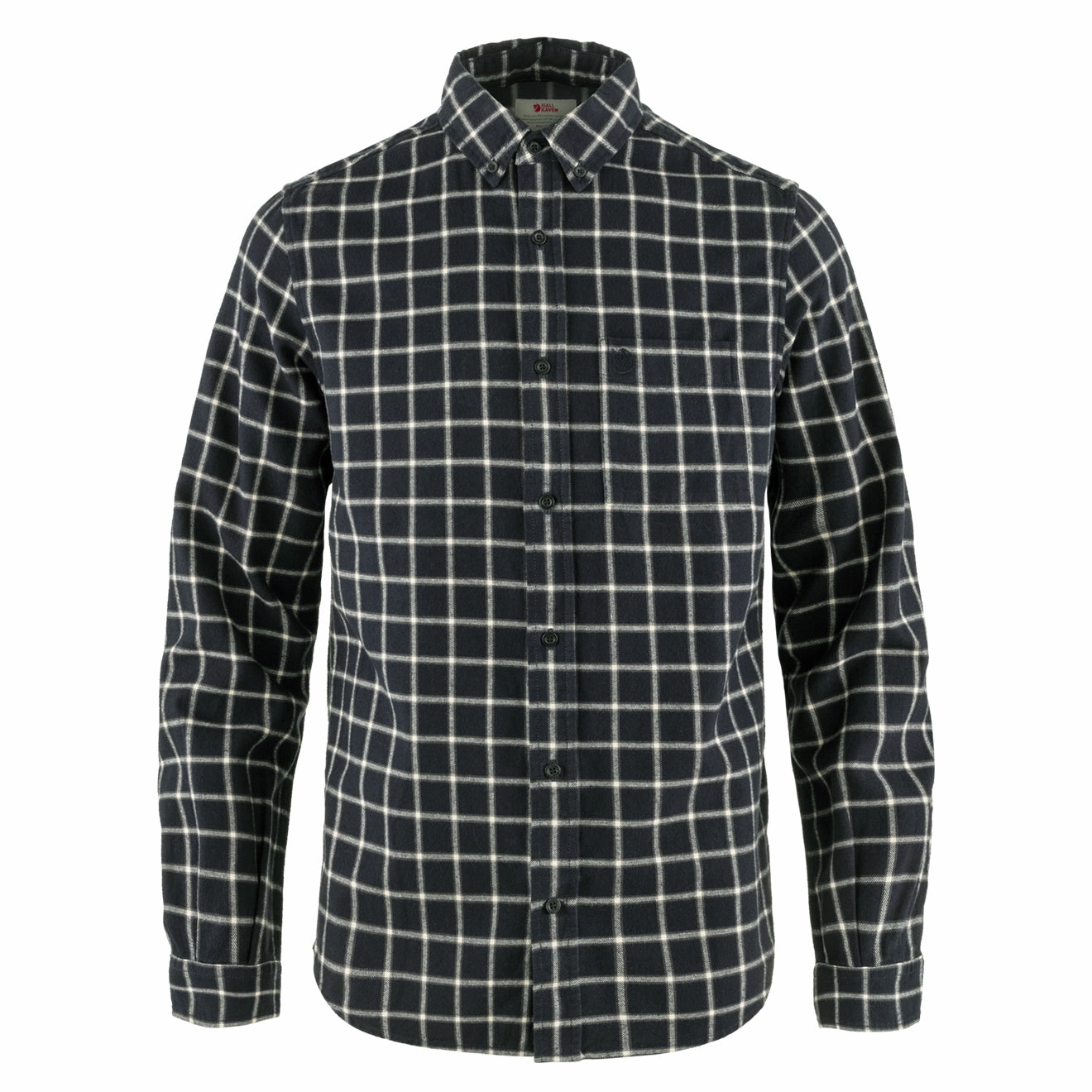 Special Online Offer Fjallraven Ovik Flannel Shirt Dark Navy / Chalk White