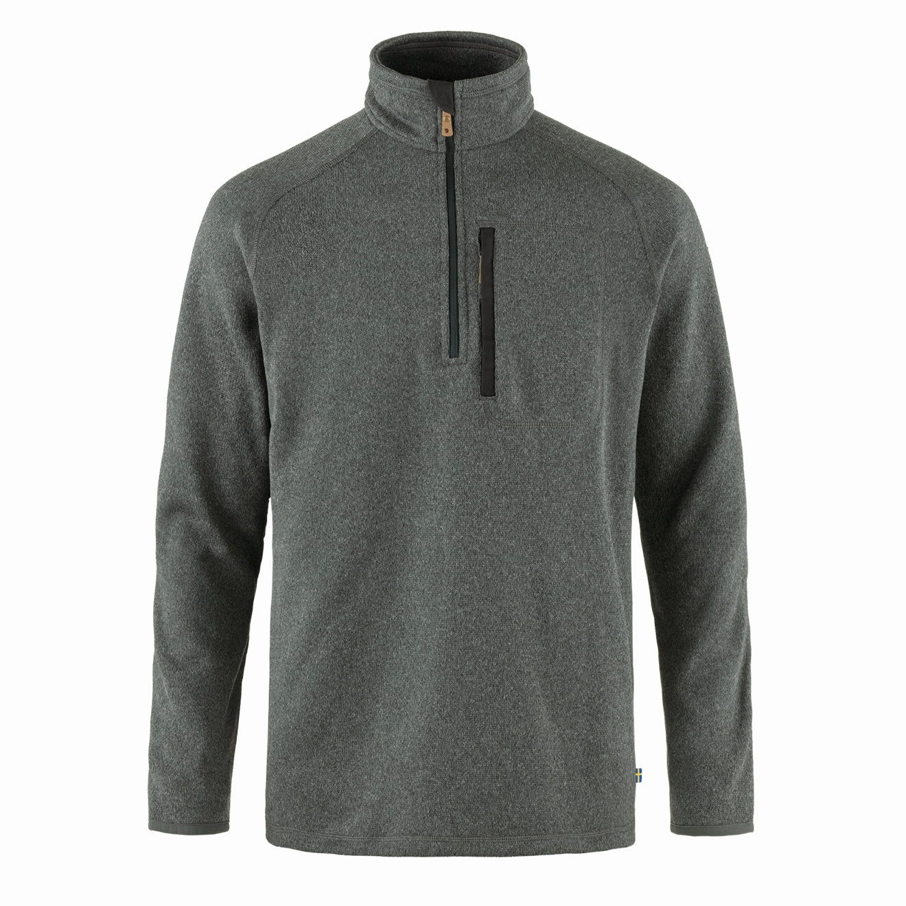 Fjallraven Ovik Fleece Half Zip Dark Grey Today Only Discount Alert Price Drop Today